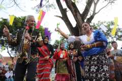 Ganjar Pranowo mendadak sutradarai Gemu Fa Mire di Borobudur Student Festival